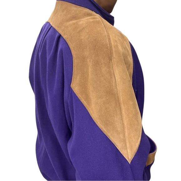 Diana Marco Wool/Suede Jacket - Picture 6 of 16